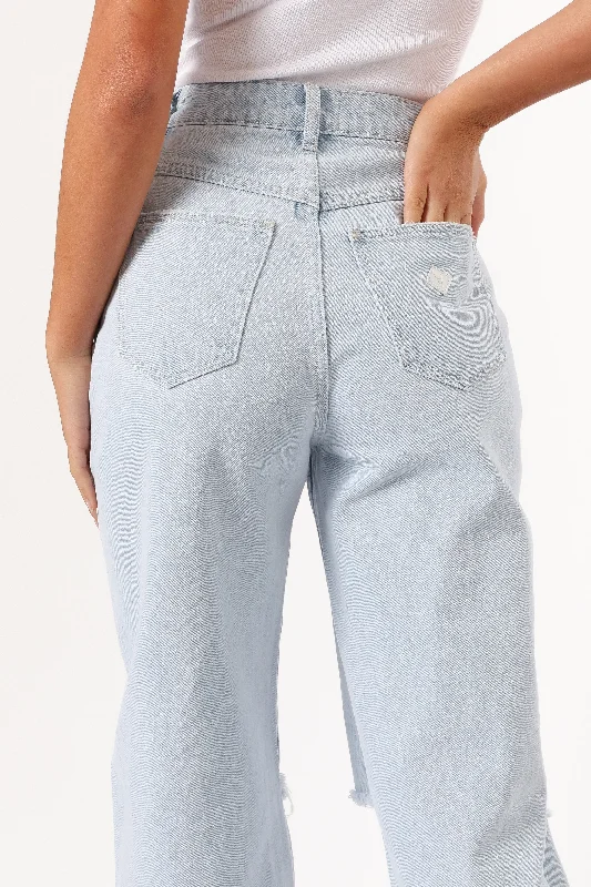 Abrand Carrie Jean Iris Rip - Vintage Blue