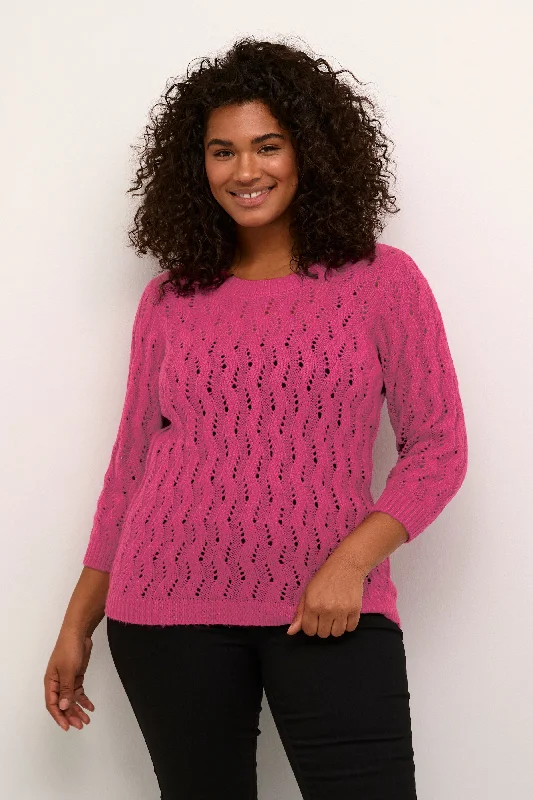 Kaffe Curve Lana Knit in Pink