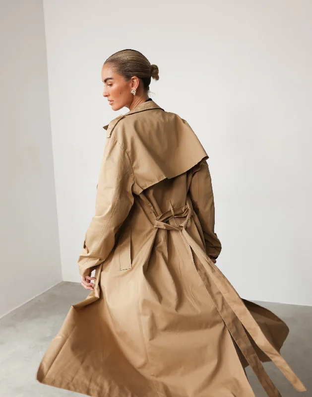 Dario Trench Coat (Camel)