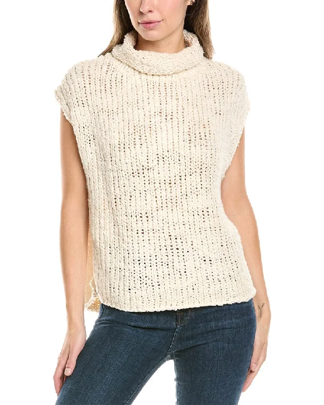 EILEEN FISHER Turtleneck Box Sweater