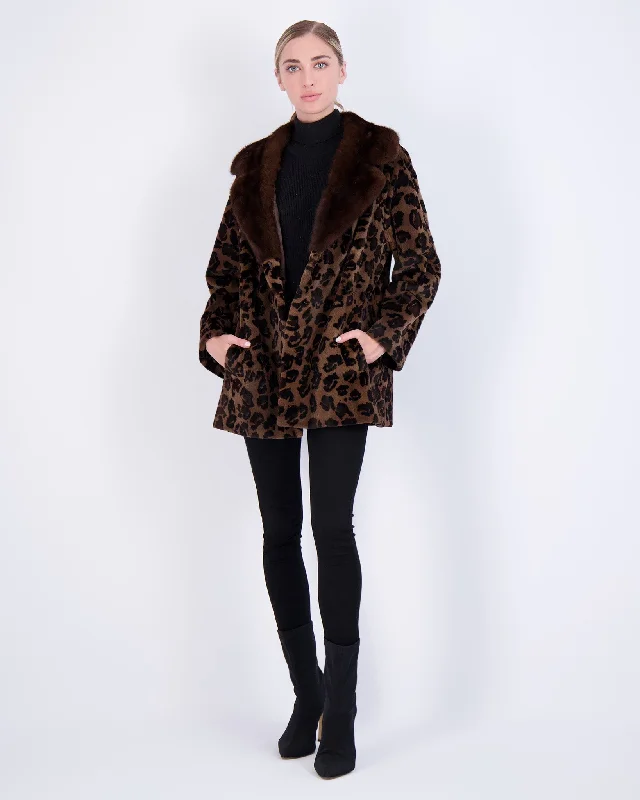 Medium / brown animal print