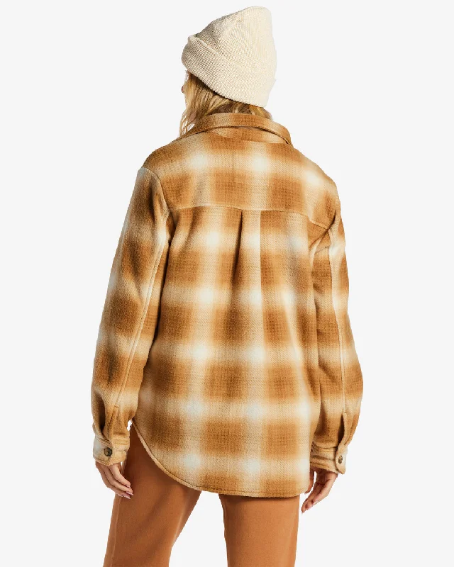 A/Div Forge Fleece Flannel Shacket - Caramel