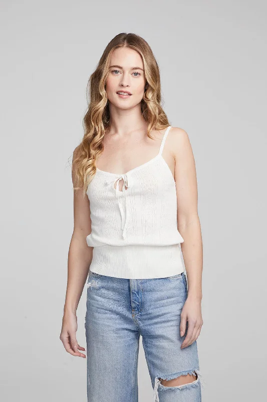 Spell White Star Tank Top