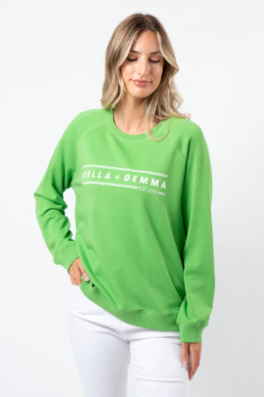 Classic Sweatshirt - Pear With S+G Logo