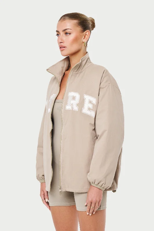 CTRE TRACK JACKET - BEIGE