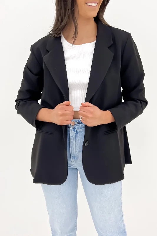 Hazel Blazer Black