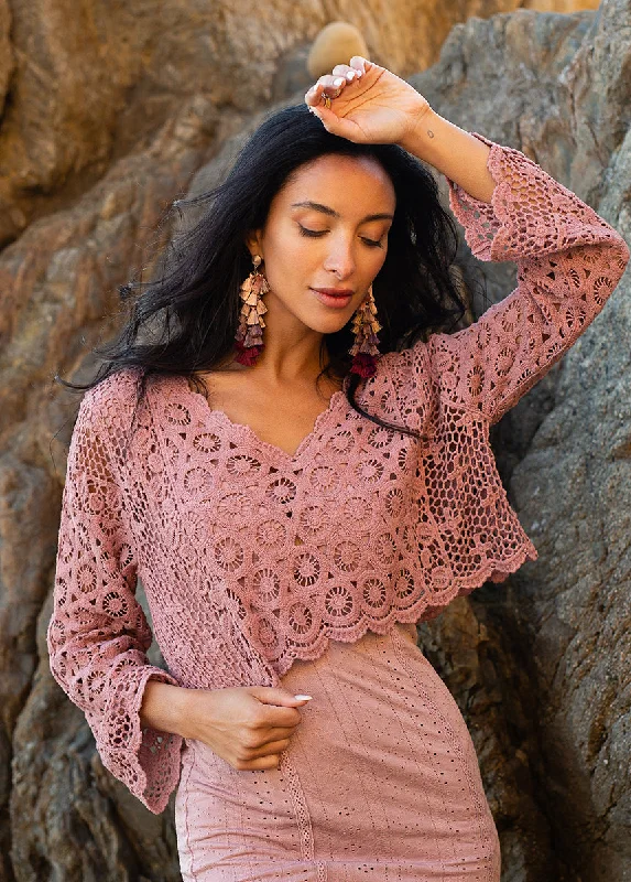 Iyla Top in Dusty Orchid