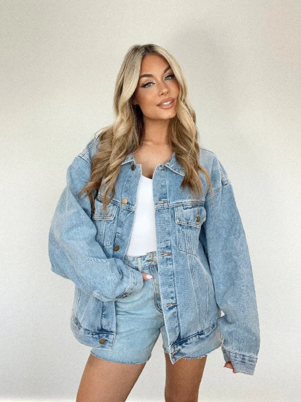 Denim Oversized Claudia Jacket