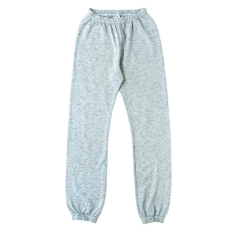 Streaky French Terry ""Peace"" Sweatpants - Skyra Blue