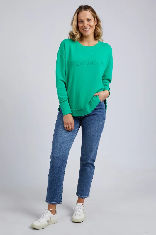 Simplified Sweatshirt - Bright Green