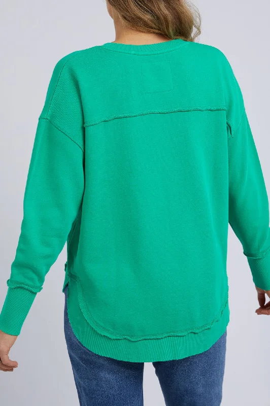 Simplified Sweatshirt - Bright Green