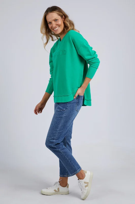 Simplified Sweatshirt - Bright Green