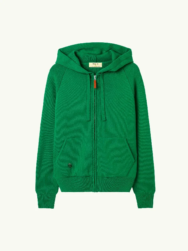 The Zip Hoodie 2.0 - Bottle Green