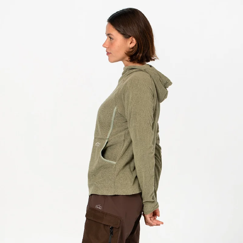 Womens Air-Grid Fleece Saltbush