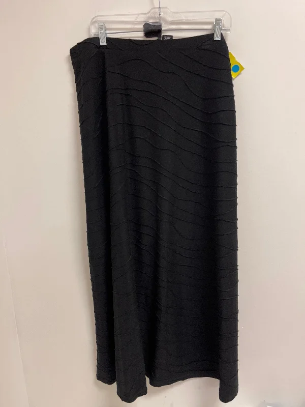 Skirt Maxi By New Directions In Black, Size: Xl