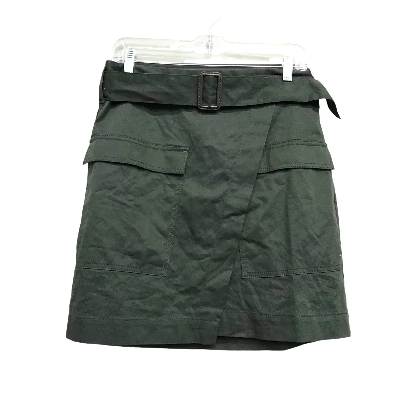 Skirt Mini & Short By Banana Republic In Green, Size:8