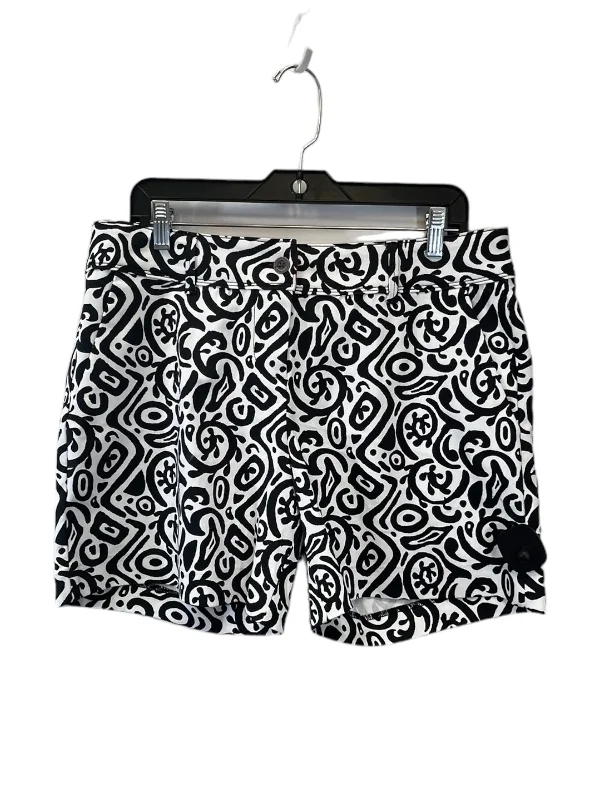 Black & White Shorts Designer Isaac Mizrahi, Size 12