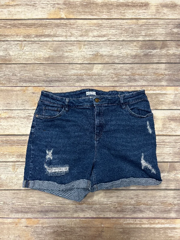 Blue Denim Shorts Ava & Viv, Size 16