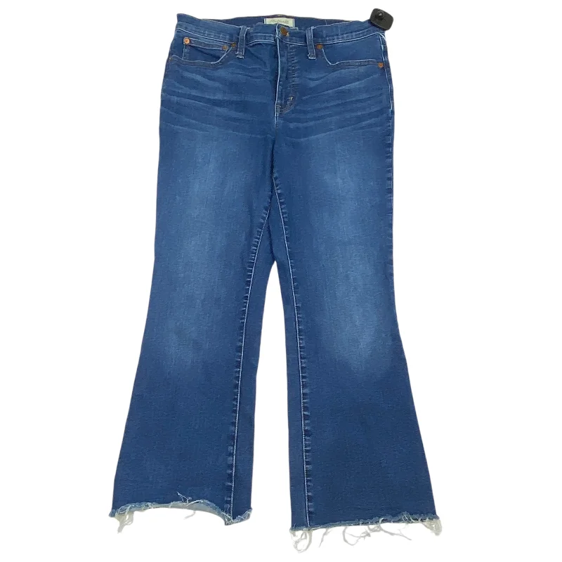 Jeans Cropped By Madewell In Blue Denim, Size: 10