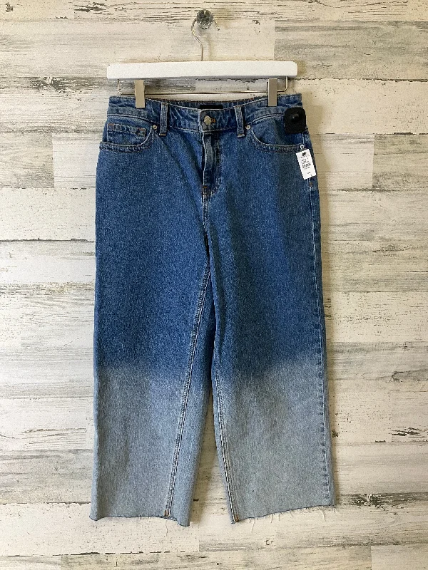 Jeans Cropped By Talbots In Blue Denim, Size: 4p