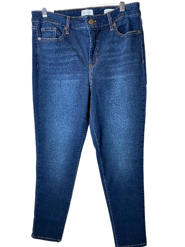 Jeans Skinny By Jessica Simpson In Blue, Size: 10