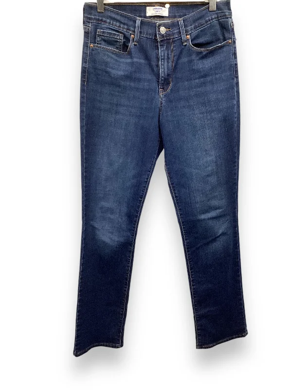 Jeans Straight By Denizen By Levis In Blue Denim, Size: 6