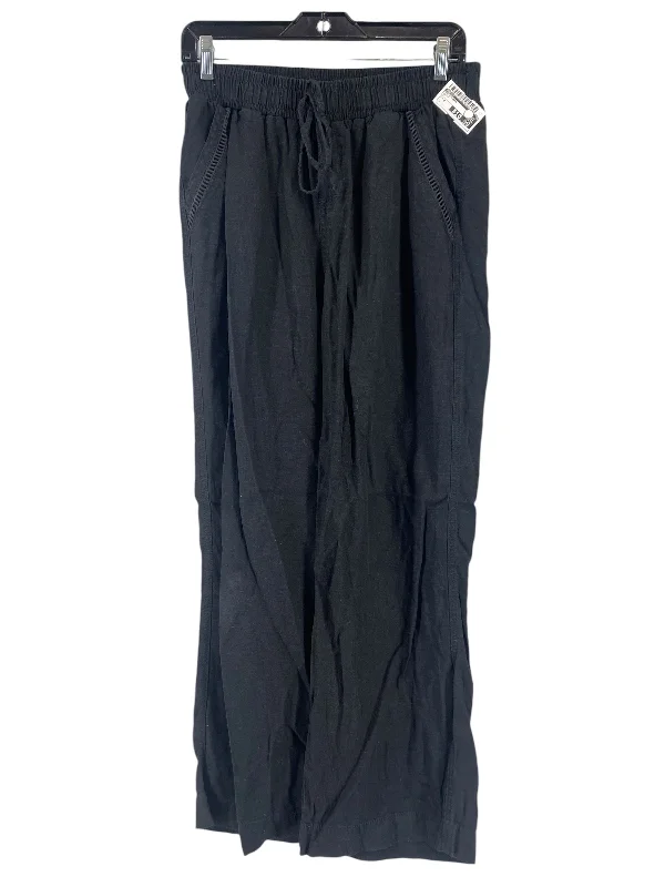 Pants Linen By Briggs In Black, Size: M