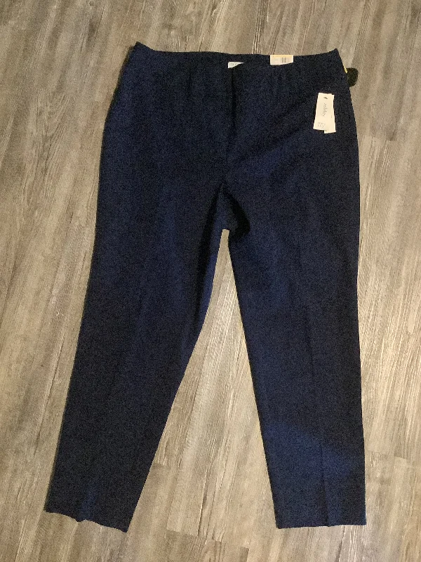 Pants Other By Crown And Ivy In Navy, Size: 18