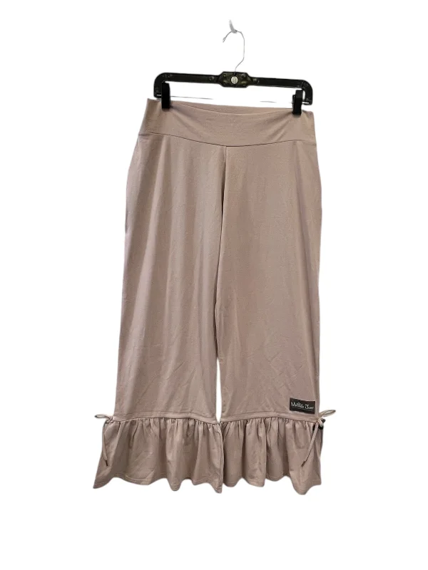 Pants Wide Leg By Matilda Jane In Taupe, Size: L