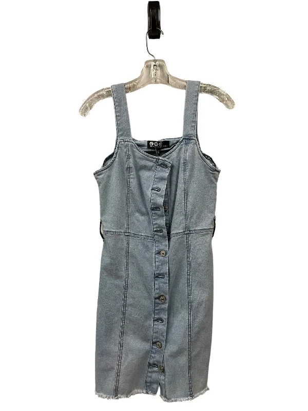 Dress Casual Short By Clothes Mentor In Blue Denim, Size: M