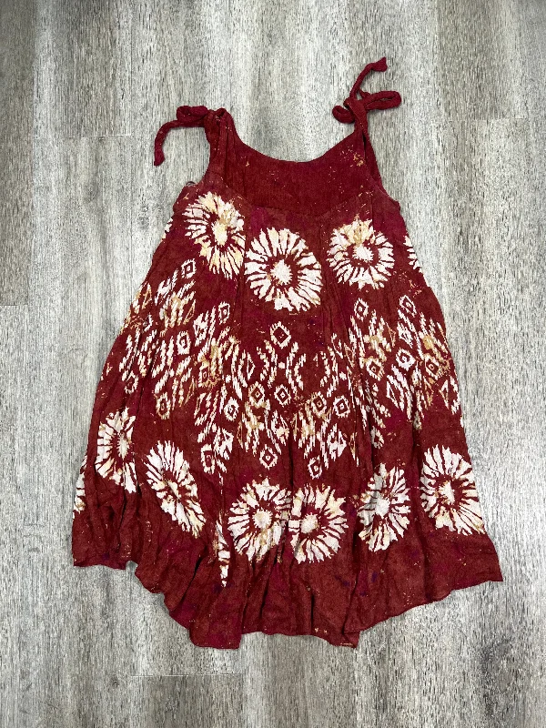 Dress Casual Short By Free People In Red, Size: Xs