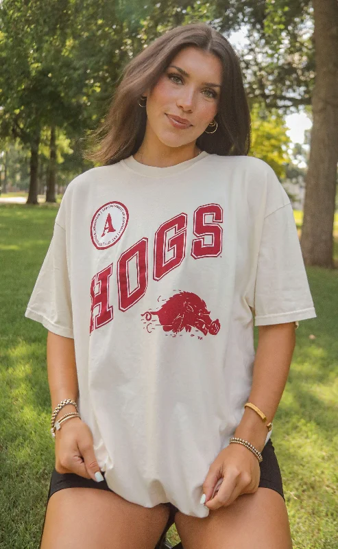 charlie southern: hogs badge t shirt