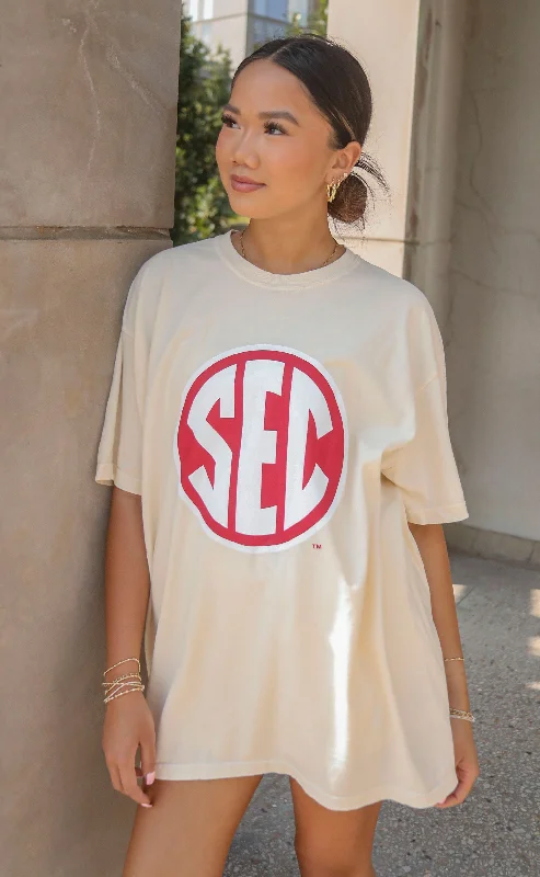 charlie southern: sec emblem t shirt - red