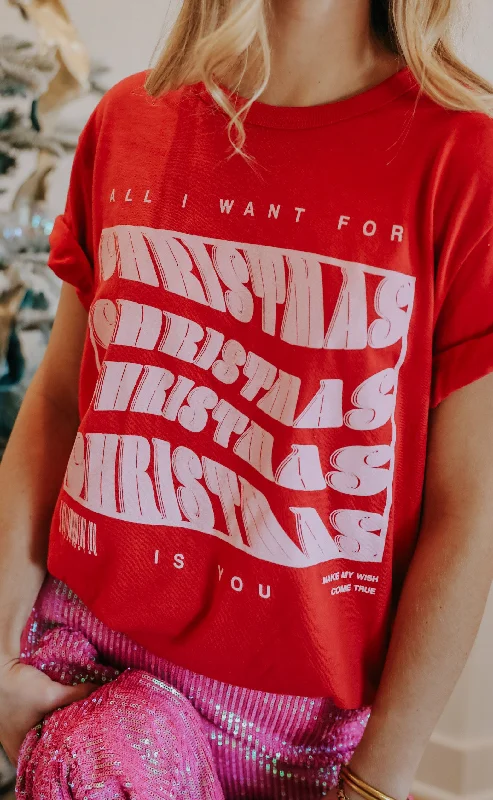 friday + saturday: all i want t shirt