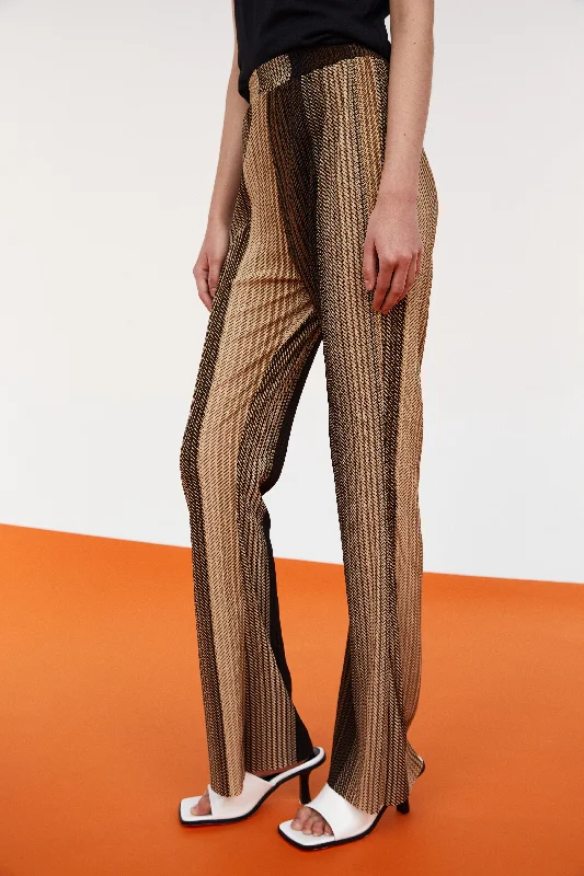 Multi Pleated Pants, Butterscotch